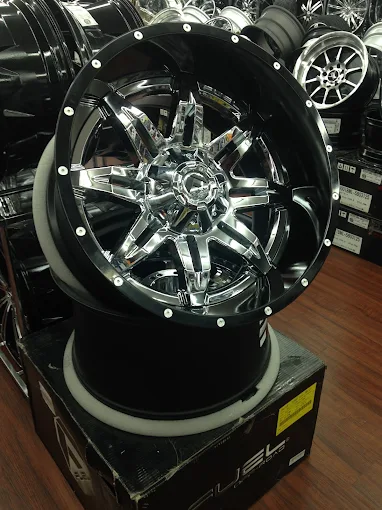 clean polished tire